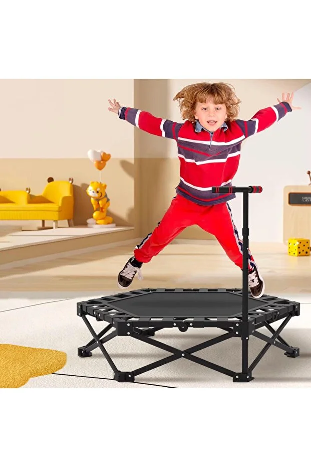 Leyaton Tutmalı KATLANIR Step Trambolin 106 Cm Yetişkin -Çocuk